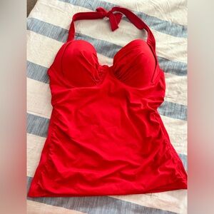 Elegant Red Women's Swimsuit